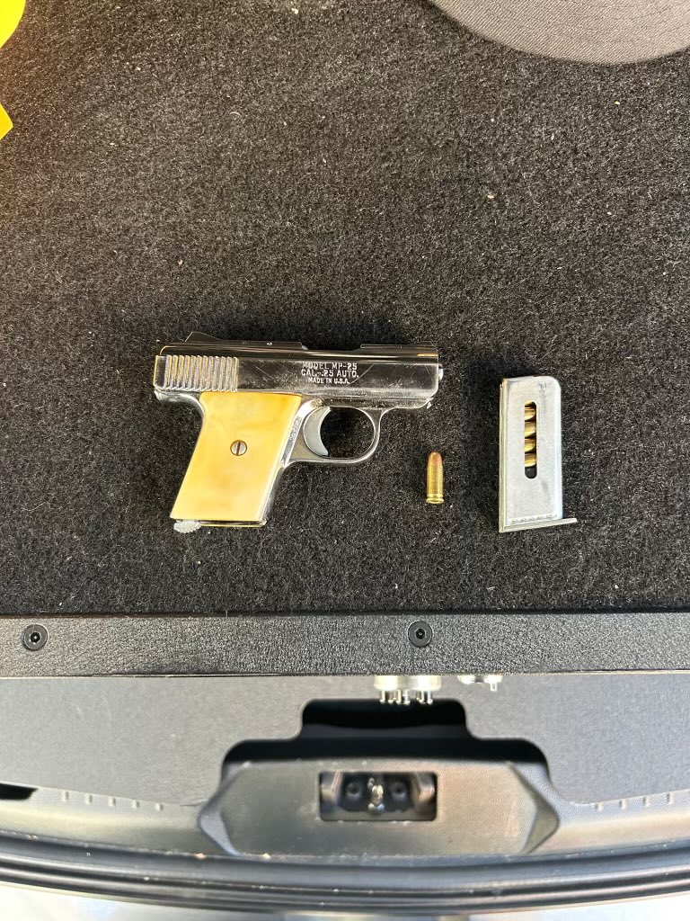 Today Officers from the San Jose Police Department Violent Crimes Enforcement Team conducted an enforcement stop in a known gang neighborhood on the south side of San Jose. A juvenile gang member was contacted and was found to be on probation and prohibited from carrying