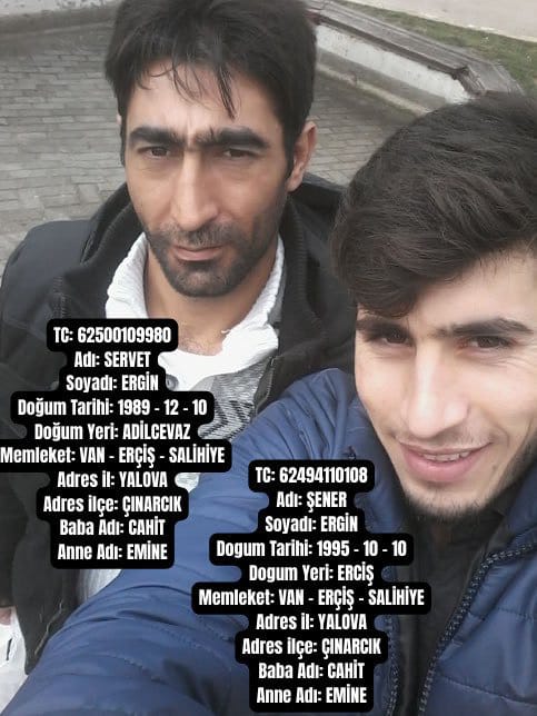 Arkadaşlar, babaya ve bebeğine saldıran, Van'lı Hırt Aşireti mensubu orul orul orrrrospu evladı itlerin Kimlik bilgileri sosyal medyada yayılmış.. 

Kişisel bilgileri yaymak suç olduğu için, lütfen bu bilgileri sosyal medyada yaymayınız! 

Anlayan Anladı :)