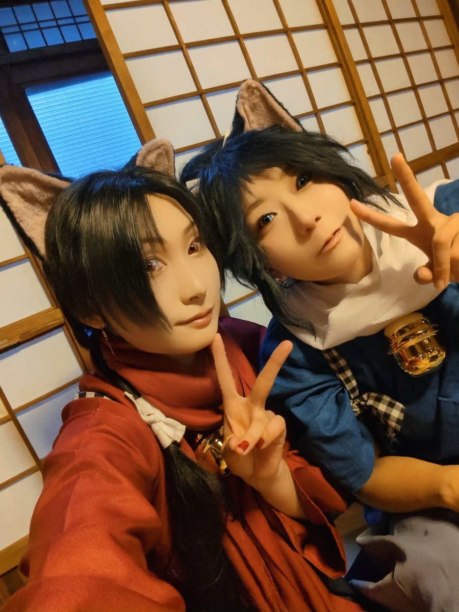 久しぶりに清光でした！
ハスキンが耳と尻尾作ってくれた😊✨

とっても楽しかったです。
#0222ろぎフェス