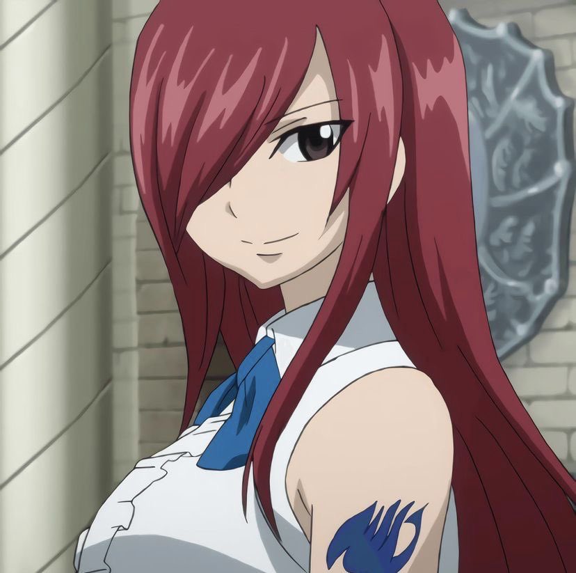 ddimwedimarw's tweet photo. Erza Scarlet (Fairy Tail). https://t.co/HfFXcXImO7
