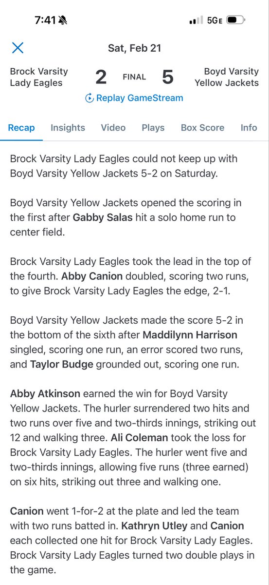 ABBY CANION - CLASS OF 2029 tweet media