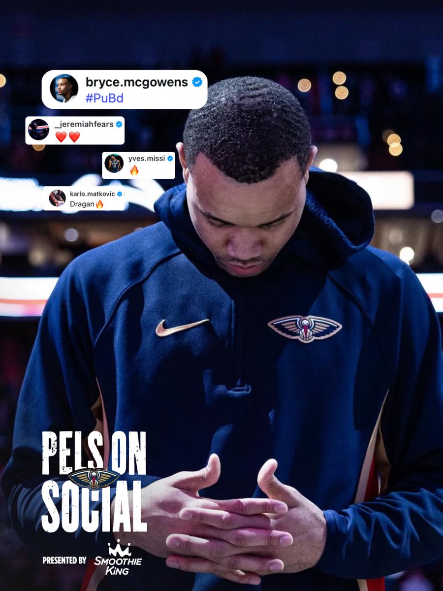 been busy 📲
#PelsOnSocial | @SmoothieKing