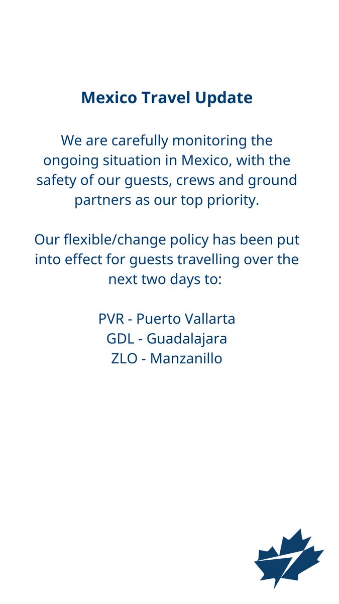 WestJet tweet media