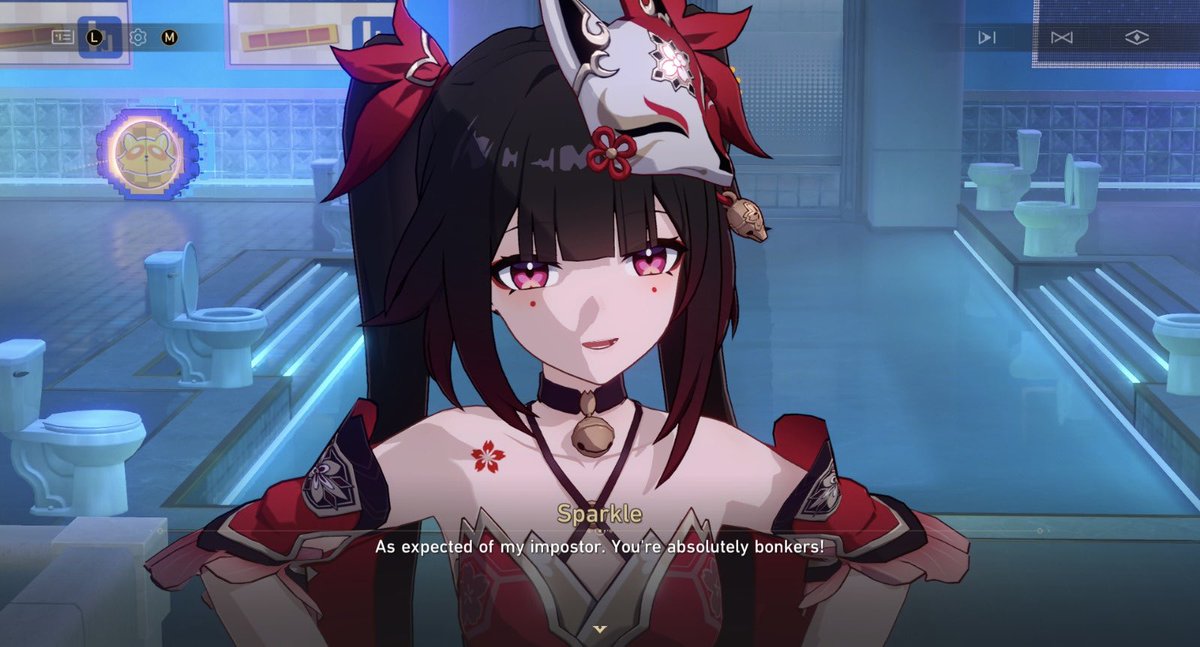 Hsr 4.0 spoilers //

She is wayyy too into this. I adore her “love hate” relationship with her other self