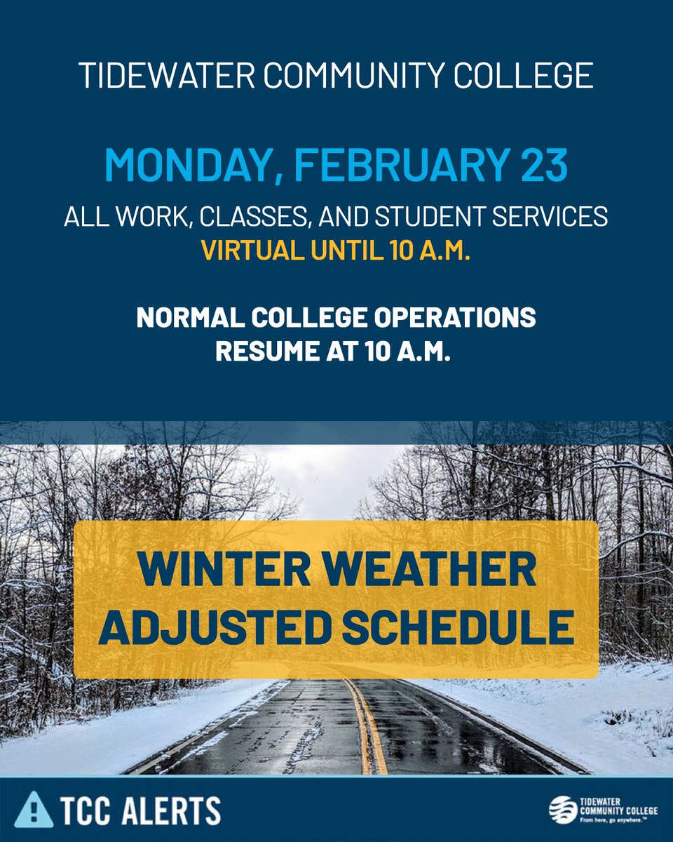 Tidewater Community College tweet media