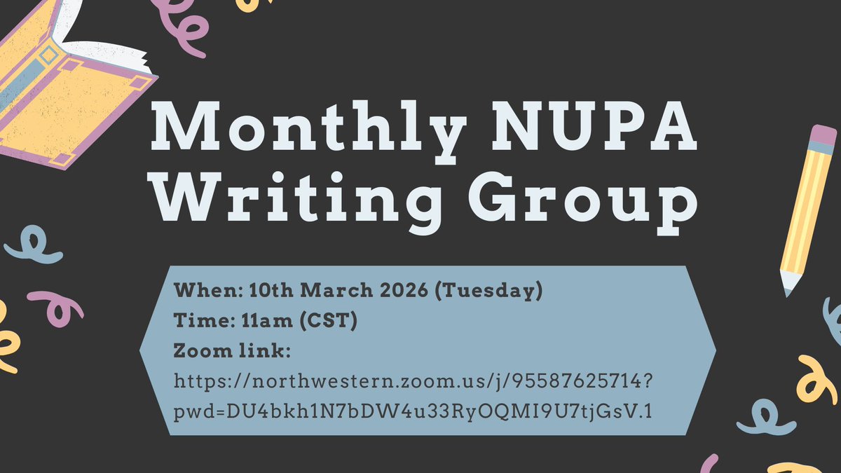 Northwestern University Postdoctoral Association tweet media