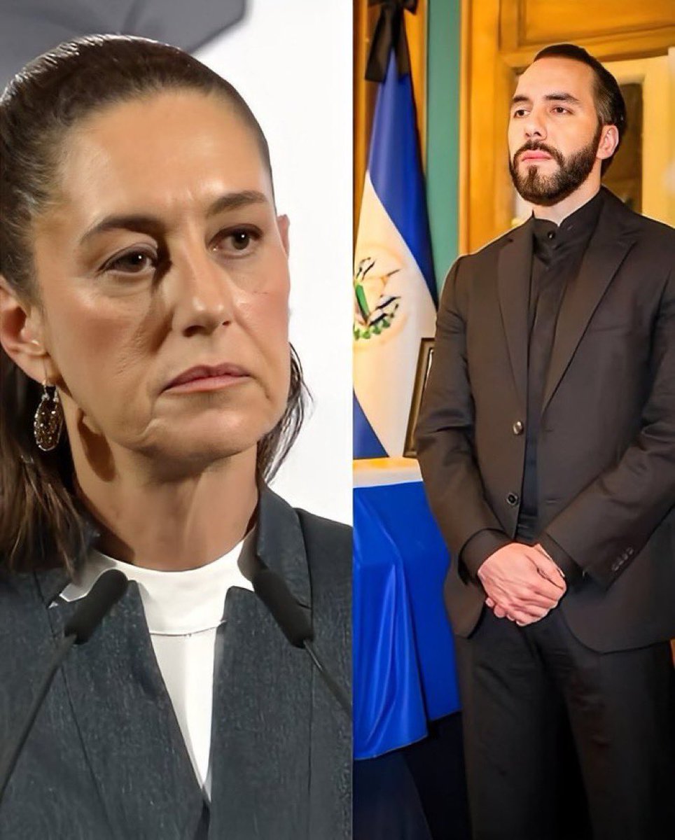 ¿Estás de acuerdo en que México necesita un Nayib Bukele con mano de hierro justiciera y no una comunista Claudia Sheinbaum?

Estoy con el Gran Nayib Bukele ❤️🔁
Estoy con la Presirvienta Sheinbaum 📝