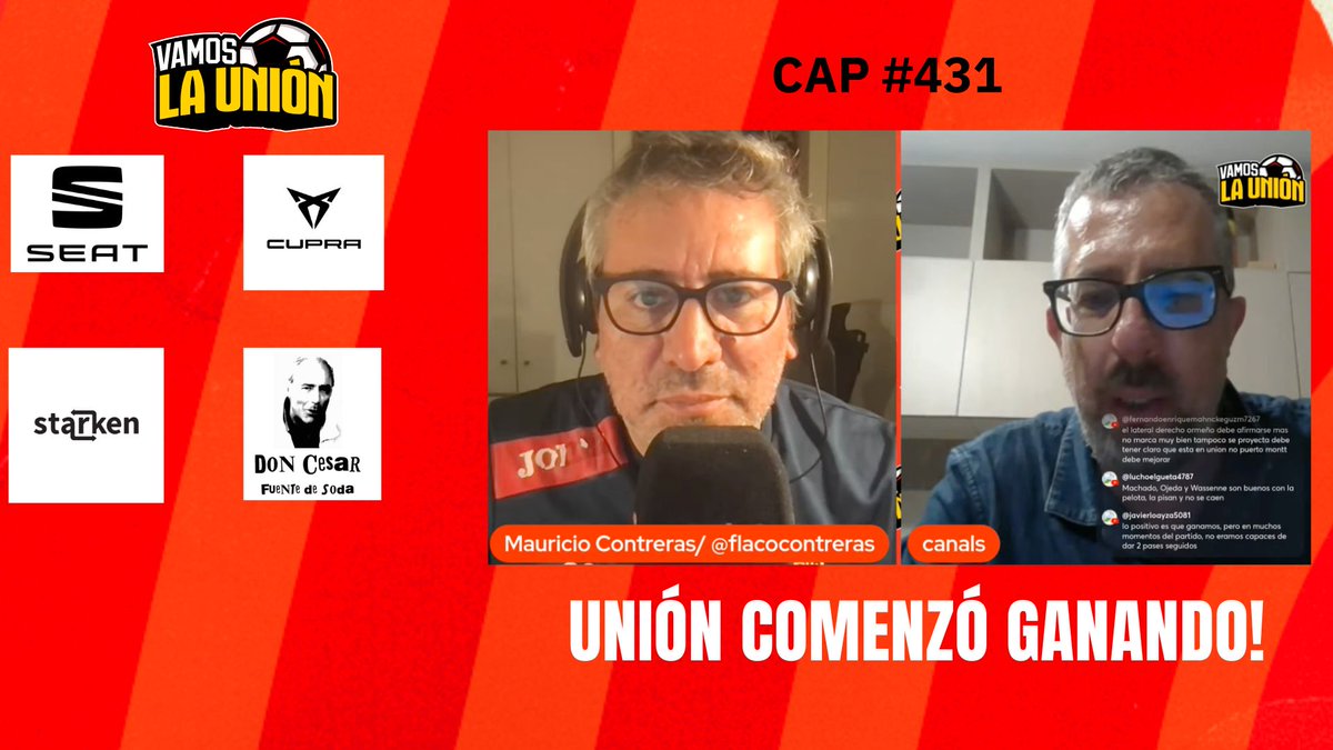 Terapia post triunfo en el Vamos La Unión! Estuvimos con el doctor <a href="/jorge_canals/">Jorge Canals de la Puente</a> revisando la victoria ante San Luis, el análisis del uno a uno, el podio Mundo y más! youtube.com/watch?v=Nrw3CO…