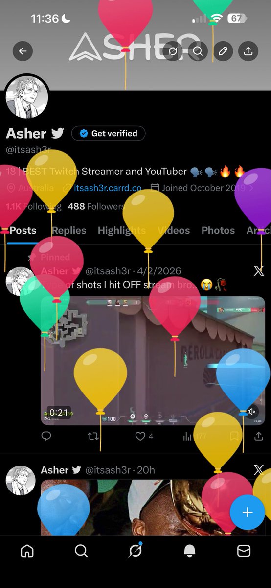 Asher  tweet media