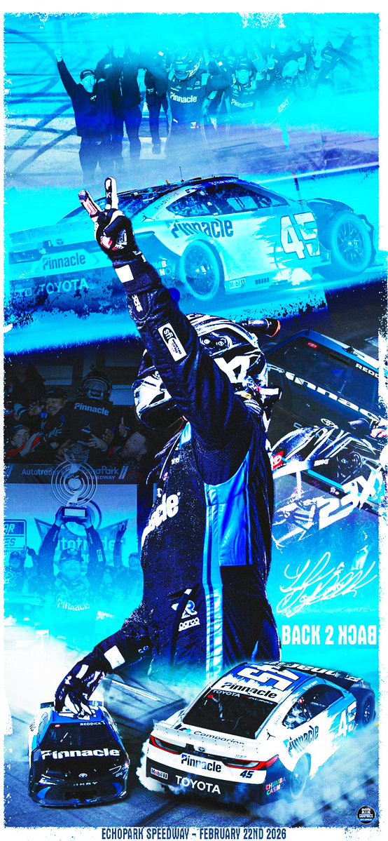 RTR_Graphics97's tweet image. Tyler Reddick EchoPark Win Graphics | @23XIRacing @TylerReddick