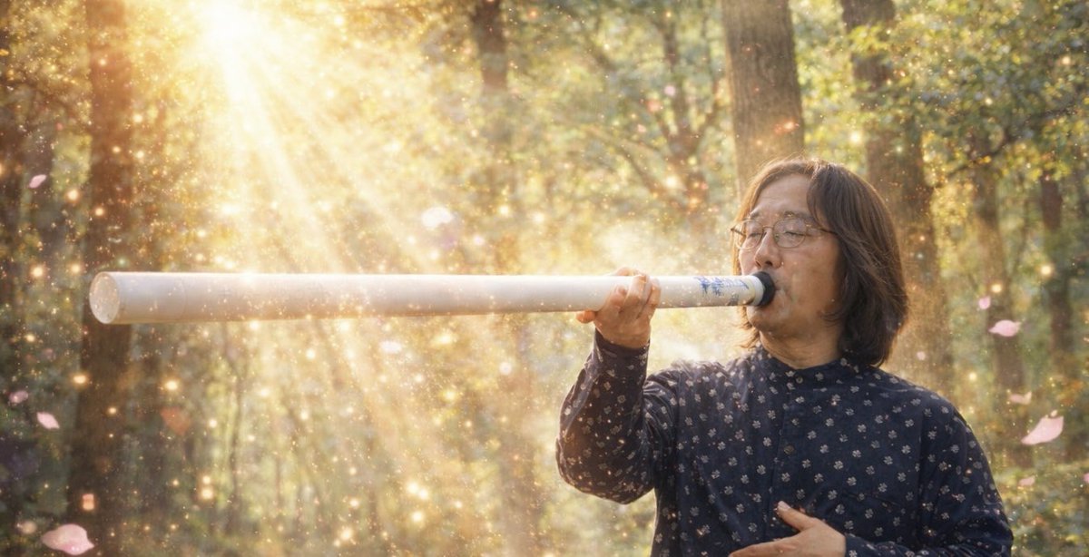 明日2/24火曜日は、僕が担当します。
一般社団法人ディジュリドゥ健康法普及協会主催のディジュッポzoom無料朝練会は、毎週火曜日午前8時から20分間です。
どなたでもお気軽にご参加いただけます。
ぜひぜひ🙏

トピック: zoom無料朝練会
時刻: 2026年2月24日 08:00 AM 大阪、札幌、東京
毎週火曜日