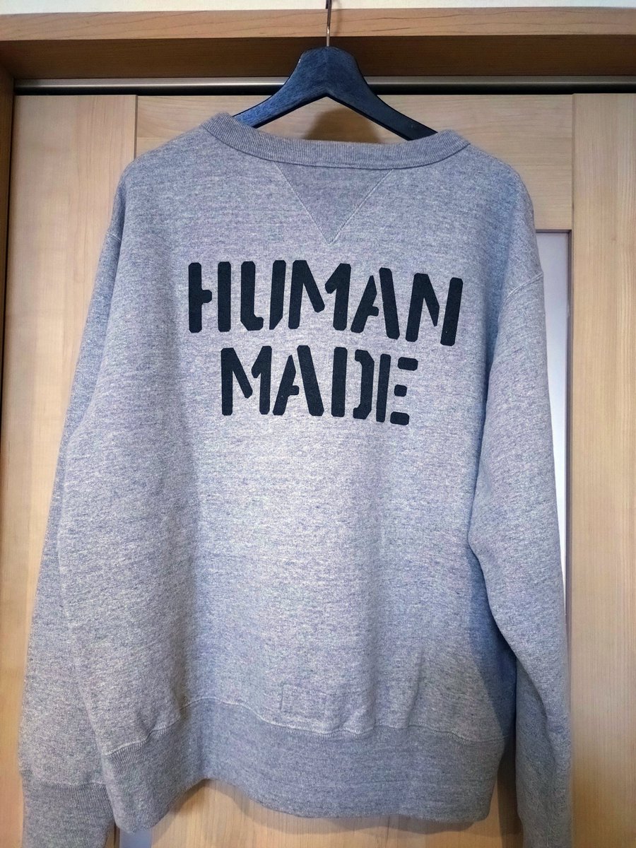 届いた- ̗̀📦 ̖́- HUMAN MADE スウェット #HUMANMADE
