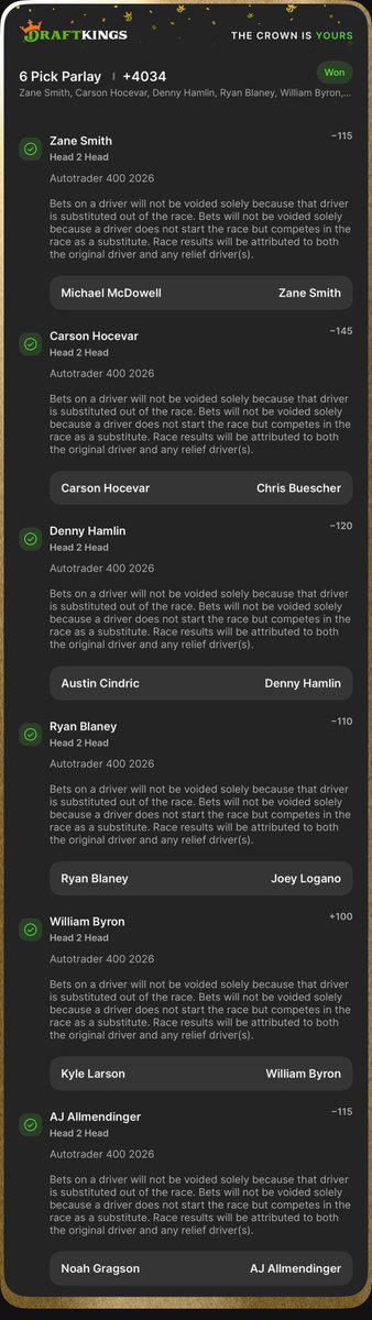 GoogleMapes's tweet photo. @hqspider @LargeBarstool is this good? #PickinTheTires #RubbinIsRacing #NASCAR https://t.co/GvkSgNU0Du