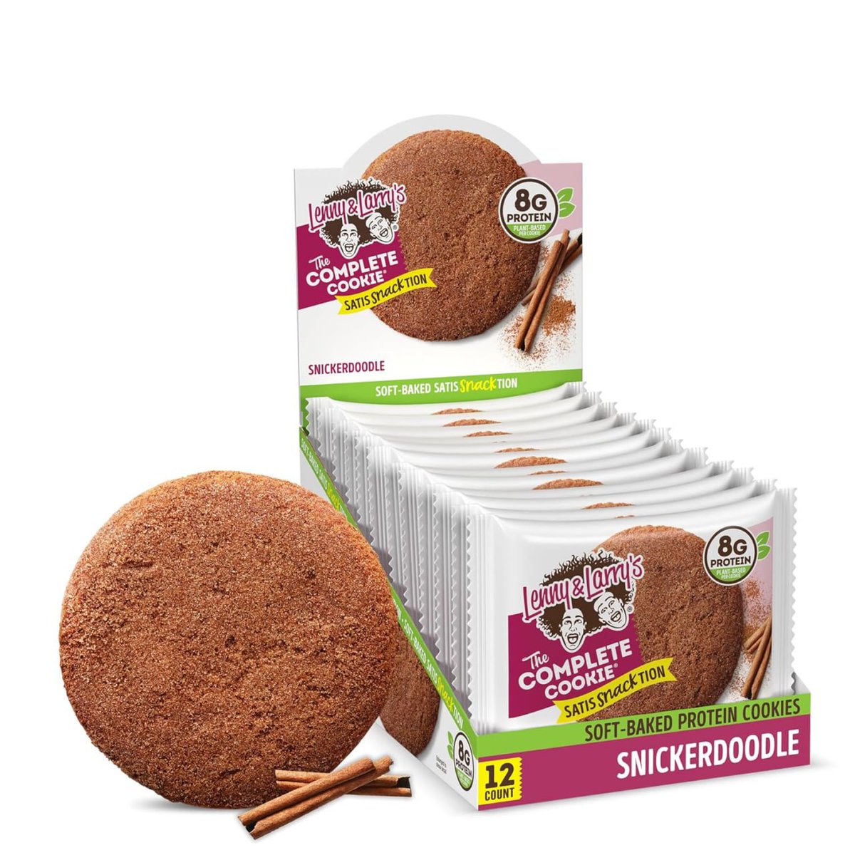 ad Lenny & Larry's Complete Protein Cookie, [Snickerdoodle], Chewy