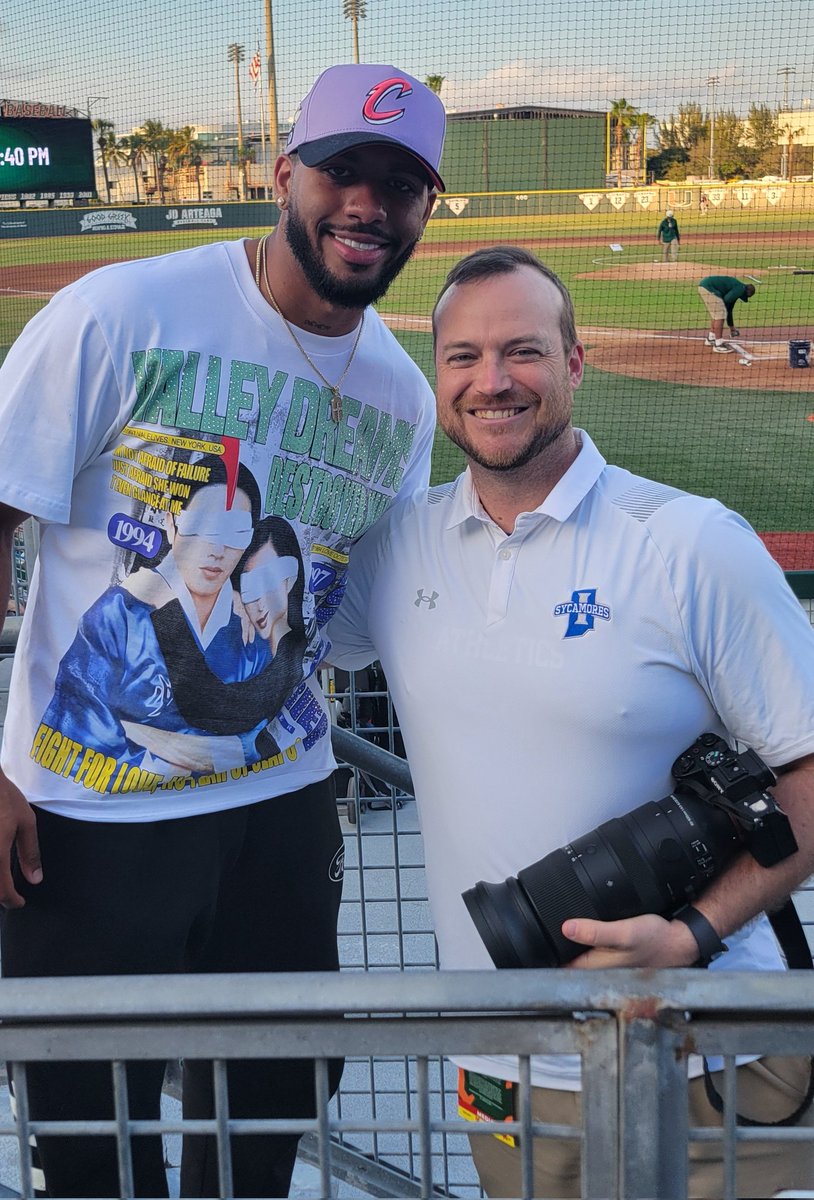 _SethMontgomery's tweet photo. It's been fun, Florida!

Great time getting a chance to catch up with the guys I've covered, as well as legends in the program!

Thanks for coming out @sean_manaea, @rvndal28, @_lh_13, and Jared Spencer, as well as @ellisonhanna24, and for your continued support of @IndStBaseball https://t.co/rxeasIuNBh