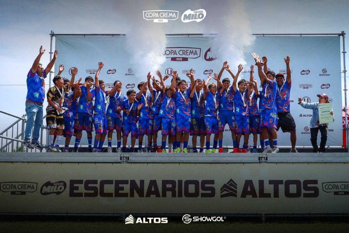 Los campeones del Apertura 🏆

La Copa Crema Milo Apertura 2026 finalizó con la premiación a los ganadores.

#EscuelasCremas #CopaCrema