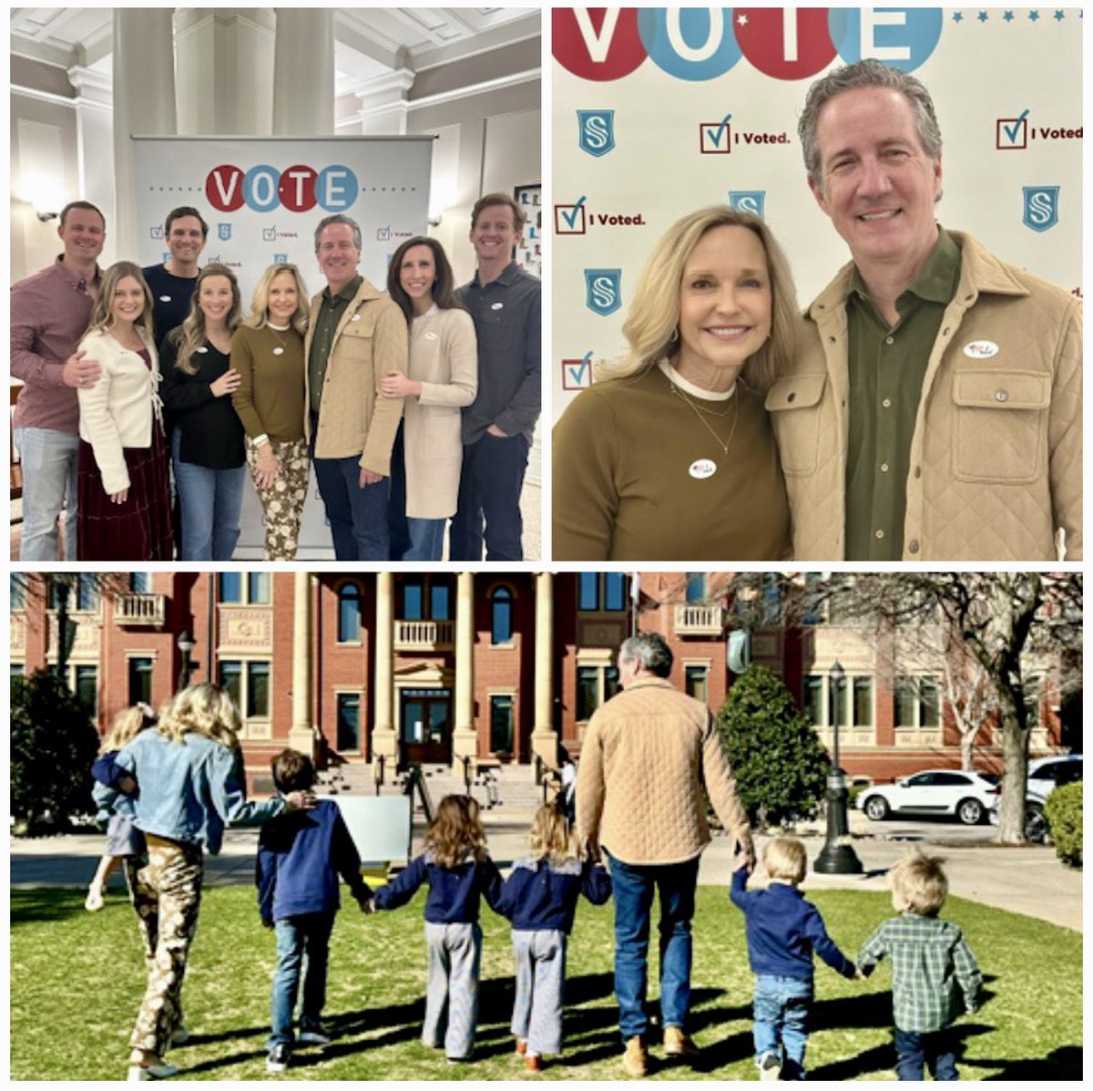 KHancock4TX's tweet photo. The whole family joined Robin and me to vote today.

Serving as your Comptroller is a true blessing, and I’m grateful to God for the opportunity to preserve this great state for my children and grandchildren.

Thank you - and go vote! https://t.co/APwZlddBmi