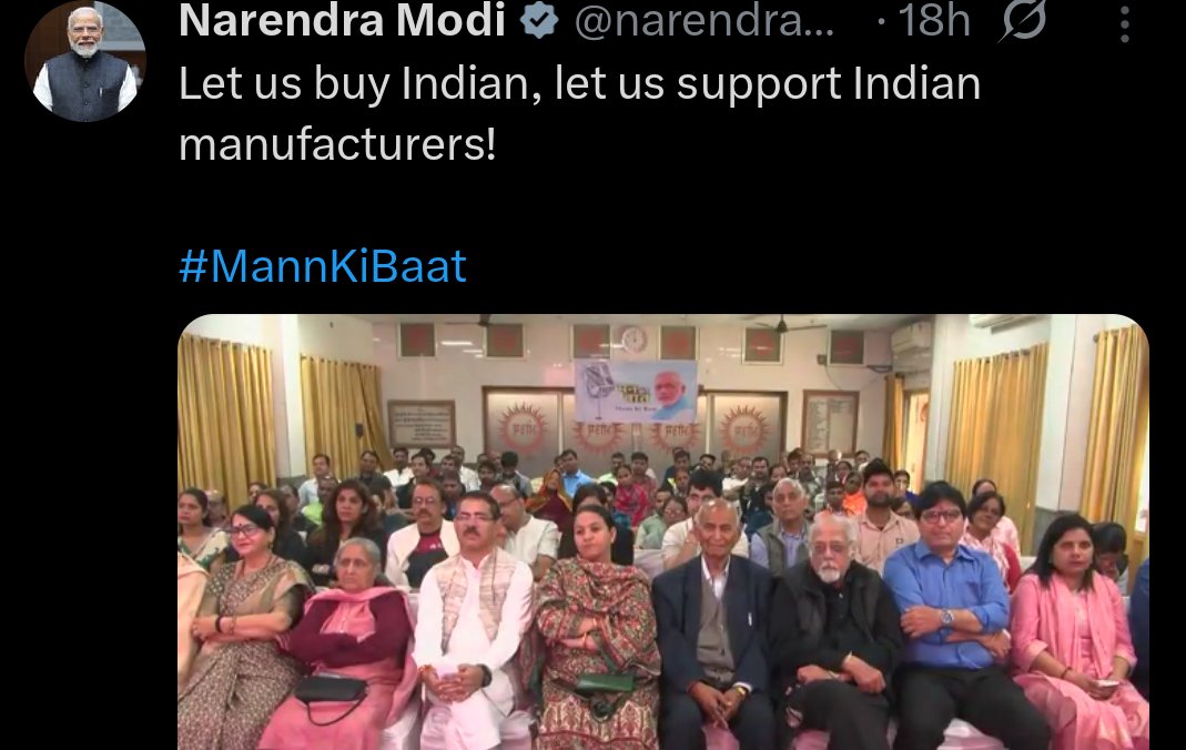 Buy his lies cuz only lies are manufactured in India.