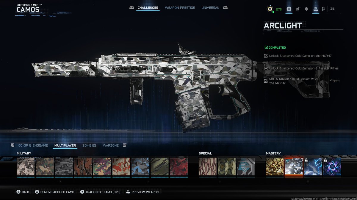 M15 Mod 0 AR Arclight ✅
MXR-17 AR Arclight ✅
X9 Maverick AR Arclight ✅
Weapon Prestige 2 ✅
ARs Arclight ✅

<a href="/SwayGG/">Sway Esports</a> <a href="/ADVANCEDgg/">ADVANCED®</a> <a href="/KontrolFreek/">KontrolFreek</a> <a href="/SoarDogg/">SoarDogg Apparel</a> <a href="/GetWetSports/">GetWetSports</a>