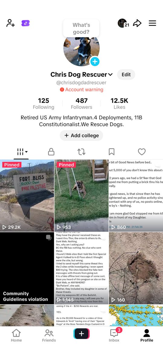 AConservativeDa's tweet photo. Proof of Pizza Properties Employees & Boss Tenders Employees trying to stop me finding out who sent the thre*ts. They had my post offering the $5,000 reward taken down with multiple complaints. #getbossed.
If I made it up, why would they care if I ask for help or not?
They are protecting someone(s).
ADA Flores says I lied. Then why would they try to stop me from finding out who?
If there was no one, then they would not put complaints in. They would let me spin my wheels. I lied huh female dog?