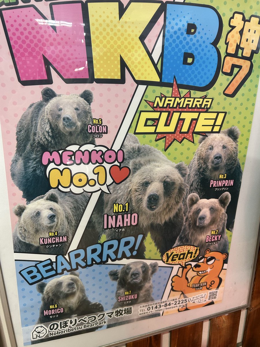 今からロープウェイに 乗るクマ ʕ•ᴥ•ʔ