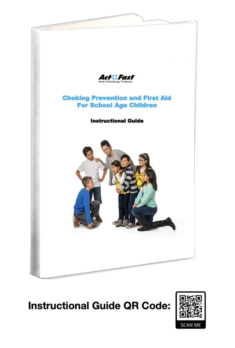 actfastmed's tweet photo. No child should die from choking and this guide aims to educate parents, teachers, caregivers, and children themselves on life-saving skills through prevention and proper action in emergencies. 
This educational resource focuses on teaching choking prevention strategies, recognition of choking signs, and emergency response techniques specifically tailored for school-aged children (typically ages 5–12 or similar). Free to download on https://t.co/Jya9P7LZAO
or use QR code below.