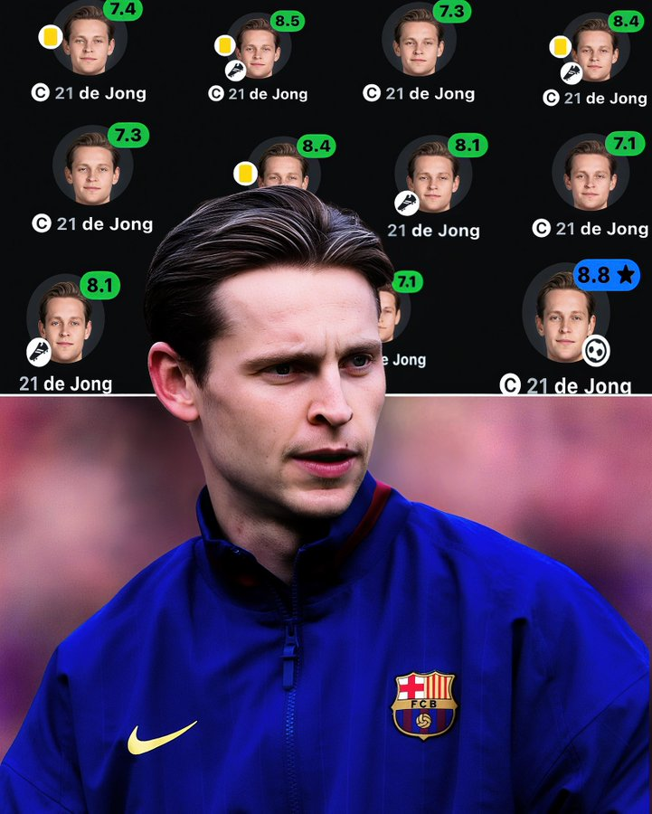 La temporada de Frenkie De Jong está siendo una locura