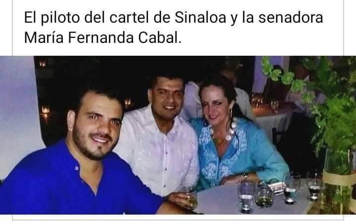 <a href="/MariaFdaCabal/">María Fernanda Cabal</a> Tu has estado más cerca de los carteles mexicanos que la propia presidente de México.