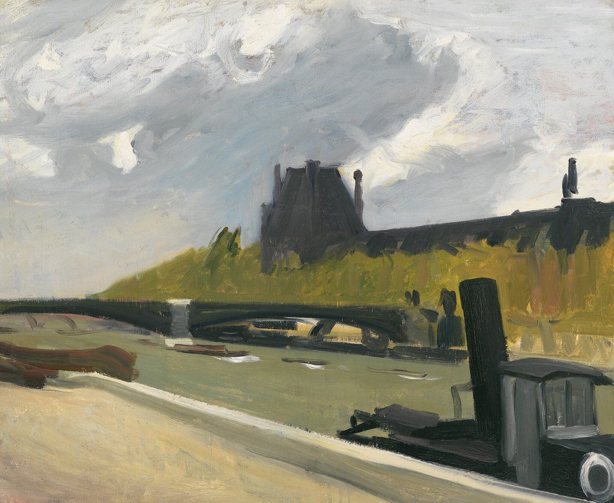 ホッパーの1909年のシリーズ（パリ風景）、興味深い。