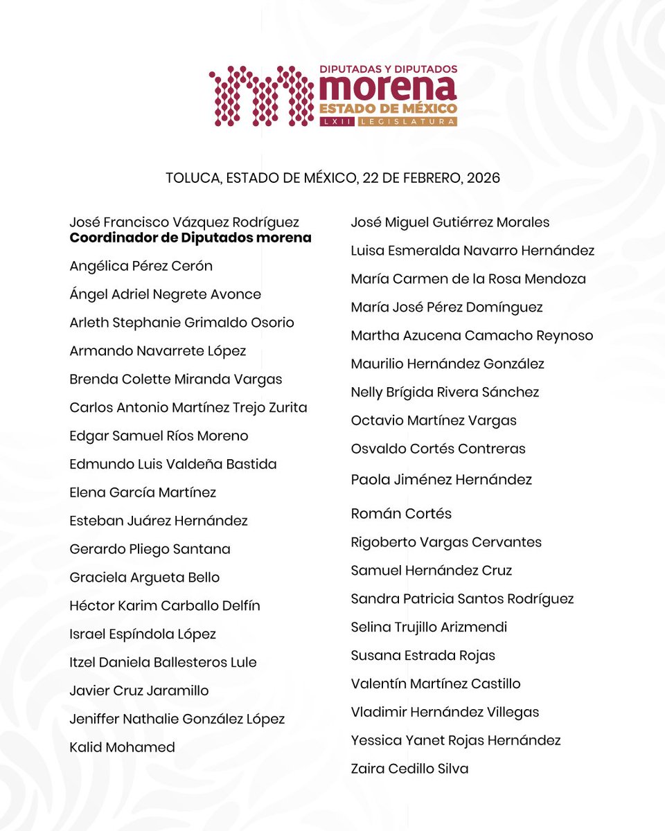 El Grupo Parlamentario de #morena reconoce la coordinación del Gabinete de Seguridad y las acciones que fortalecen la construcción de paz en nuestro #Mexico. 🇲🇽