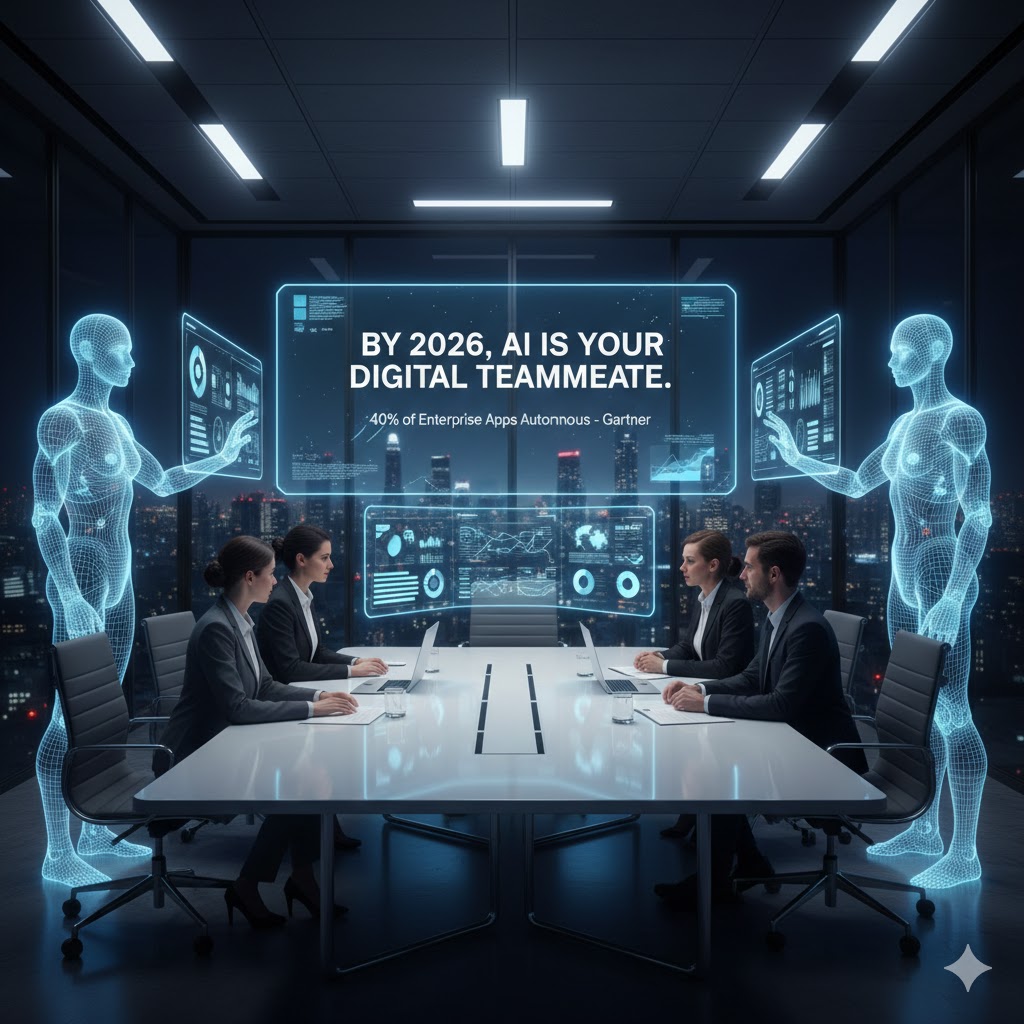 areus_dev's tweet photo. By 2026, AI has evolved far beyond simple Q&amp;A chatbots into a true digital teammate. According to Gartner, 40% of enterprise apps now leverage autonomous AI agents to handle complex workflows independently." https://t.co/K3pUsYIR2f