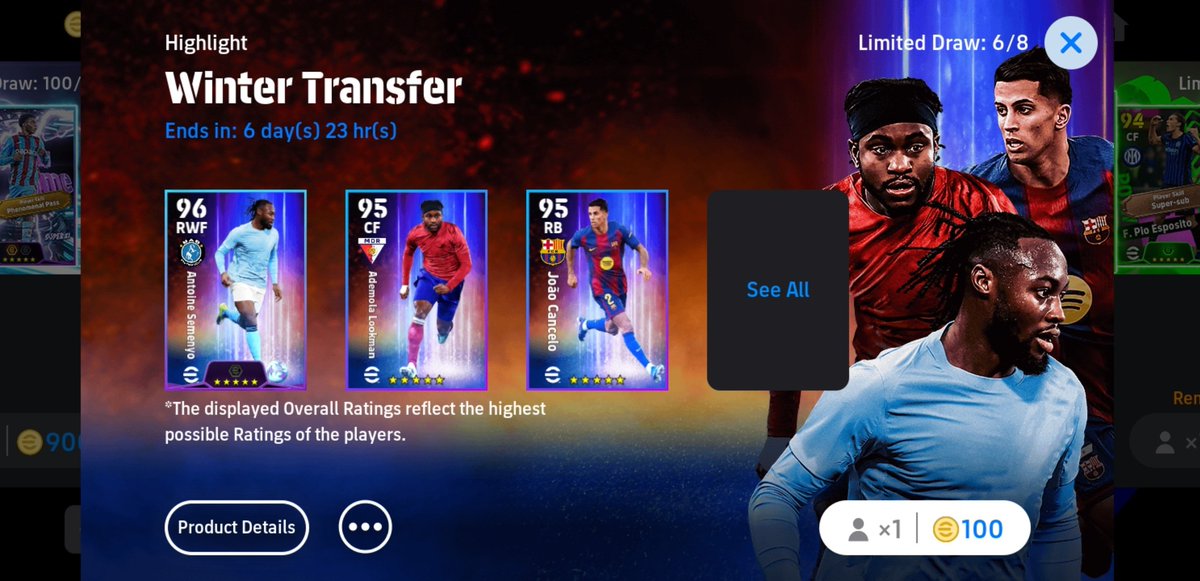 Highlight: Winter Transfer

#eFootball #eFootball2026