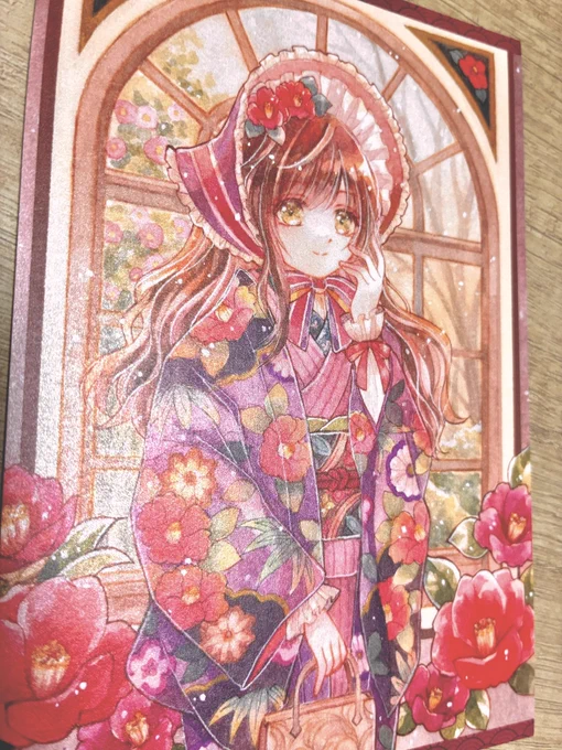 名刺とポストカードを新しく刷っていただきました 名刺は裏表で白椿赤椿です。 ポストカードはラメの紙に印刷していただいていて、きらきら感が素敵です 名古屋のミニ個展に持って行っていきますので、是非ご覧ください