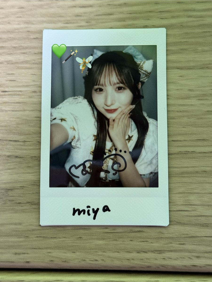 なちさんのクリスマス衣装サインチェキが届いた〜！🎅 めっちゃ