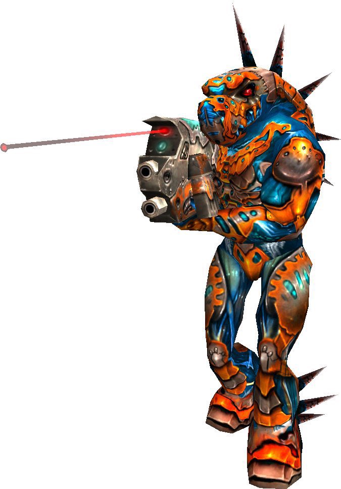 Today’s FPS enemy is the Zorg Commander from Serious Sam: The Second Encounter!