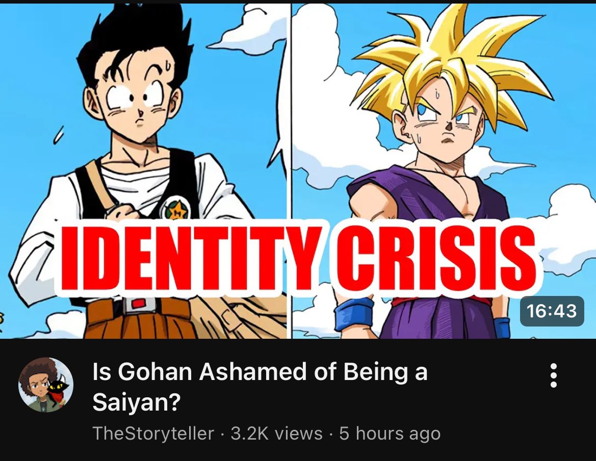 justpopintotz's tweet photo. Gohan character analysis that isn’t complete isn’t ass? #mythicalpull https://t.co/t1puK15su5