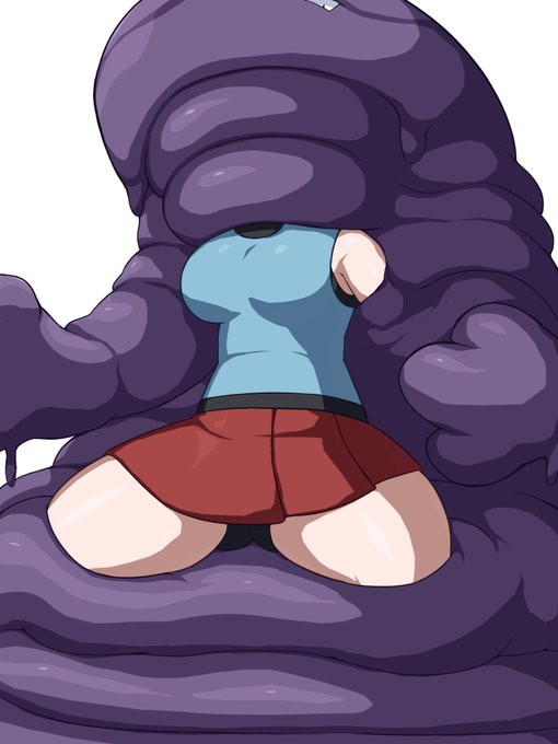 ベトベトンに取り込まれて一体化したリーフ 