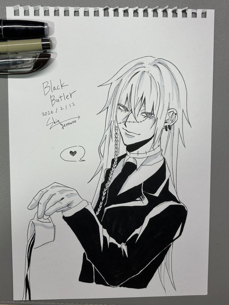 haewol_0704's tweet photo. 언더테이커와 세바스찬
#Black_butler https://t.co/bcT9YTnvkd