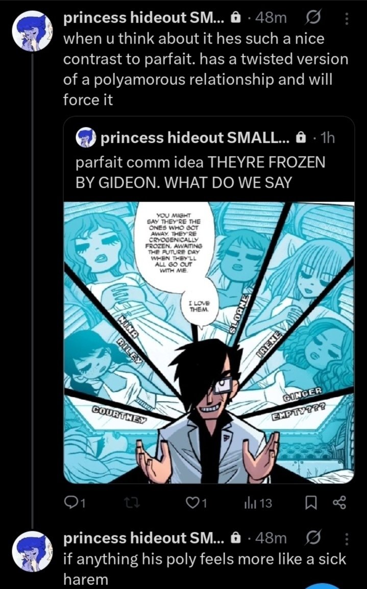 MARCY ´ཀ` gideon graves' emo boyfriend tweet media