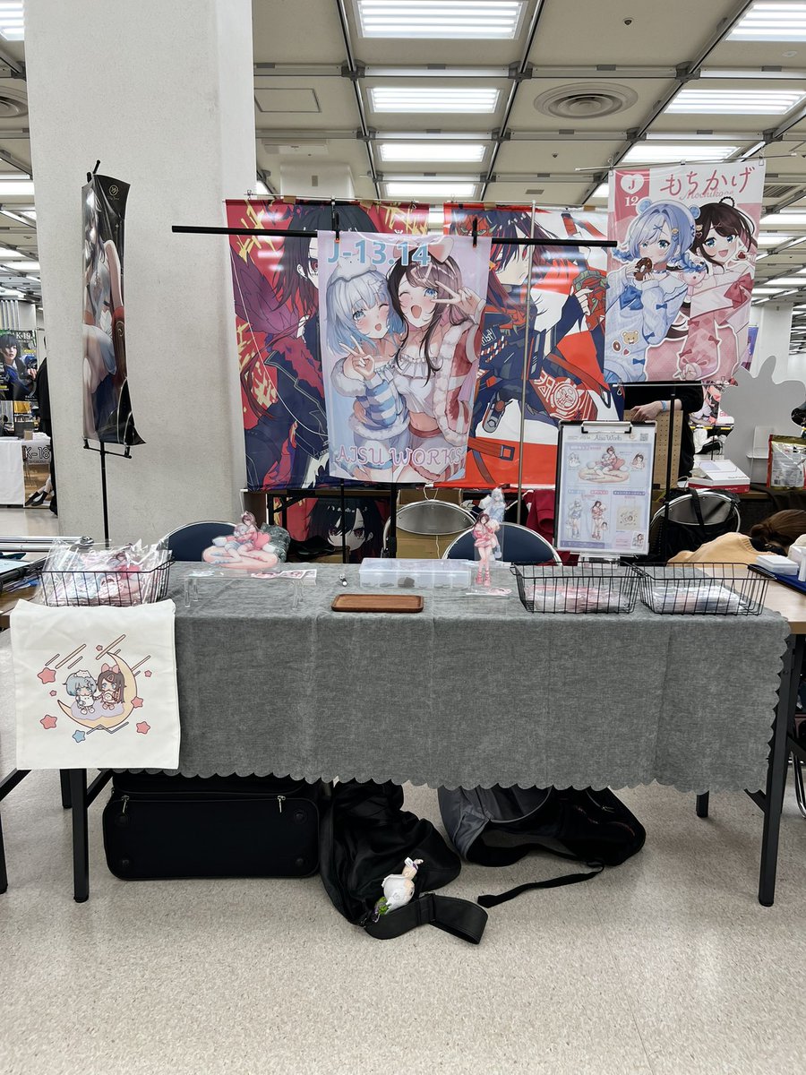 設営完了しました！J13-14のAISU WORKSでお待ちしています！ぜひ遊びに来て、一緒に楽しみましょう！
#VGGC11th