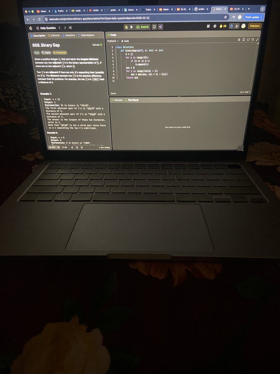 prathamiscoding's tweet photo. Day 39 - Becoming an AI/ML Engineer 

- Sunday
- learned how to handle missing data by knn imputer, multivariate imputation 
- solved one leetcode problem
- worked on ui of face emotion detection model
- went to a restaurant to eat with friends. https://t.co/gYNBqulD2l