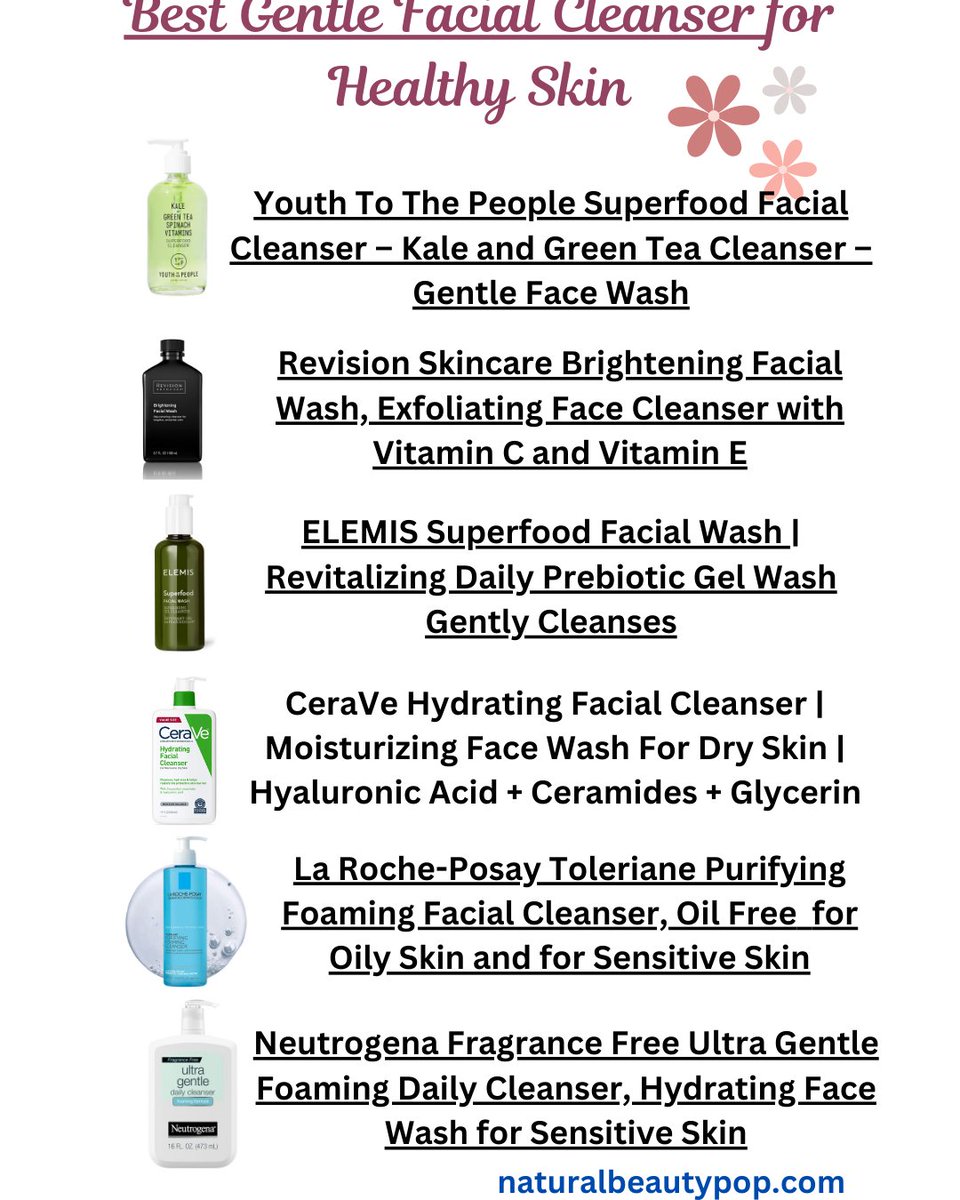 lookznatural's tweet image. Cleansing helps remove all impurities, preventing clogged pores that can lead to acne and blackheads
naturalbeautypop.com/gentle-facial-…
#facecleanser #cleanser #facewash #skincareroutine #HealthySkinCare #glowingskin #beautyproduct #WomenEmpowerment #healthylifestyle #HealthyHabits