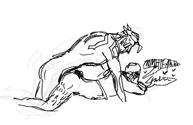 terrible fuckass sketch no anatomy whatever go my scarab