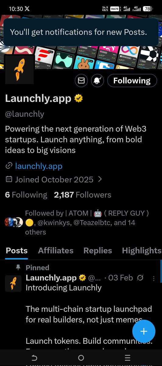 lemz100x's tweet image. @launchly
 Creator-first + 70% fees to builders + multi-chain? Bullish af 
Pick me for that $250  #Launchly
