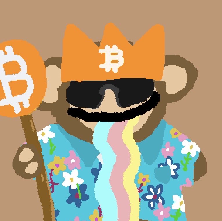 inscribedbtc's tweet photo. You’re panic selling your sats while some chad just bought this low quality ms paint monkey inscription for 0.2btc ($13k) https://t.co/Shg6jmtasv
