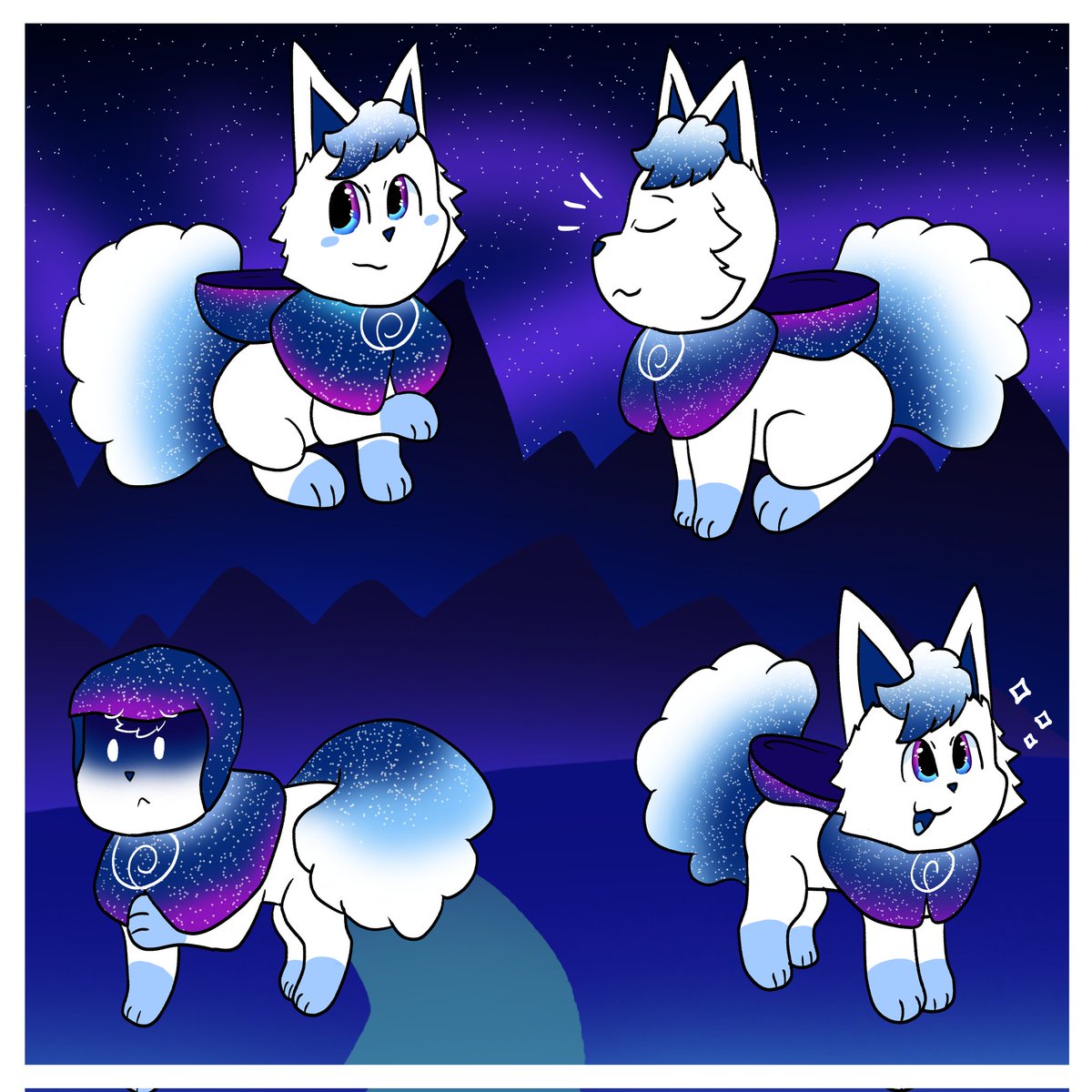 Now including fire and ice foxes! The group goes well together 🔥❄️

#pokemonmysterydungeon #fennekin #vulpix