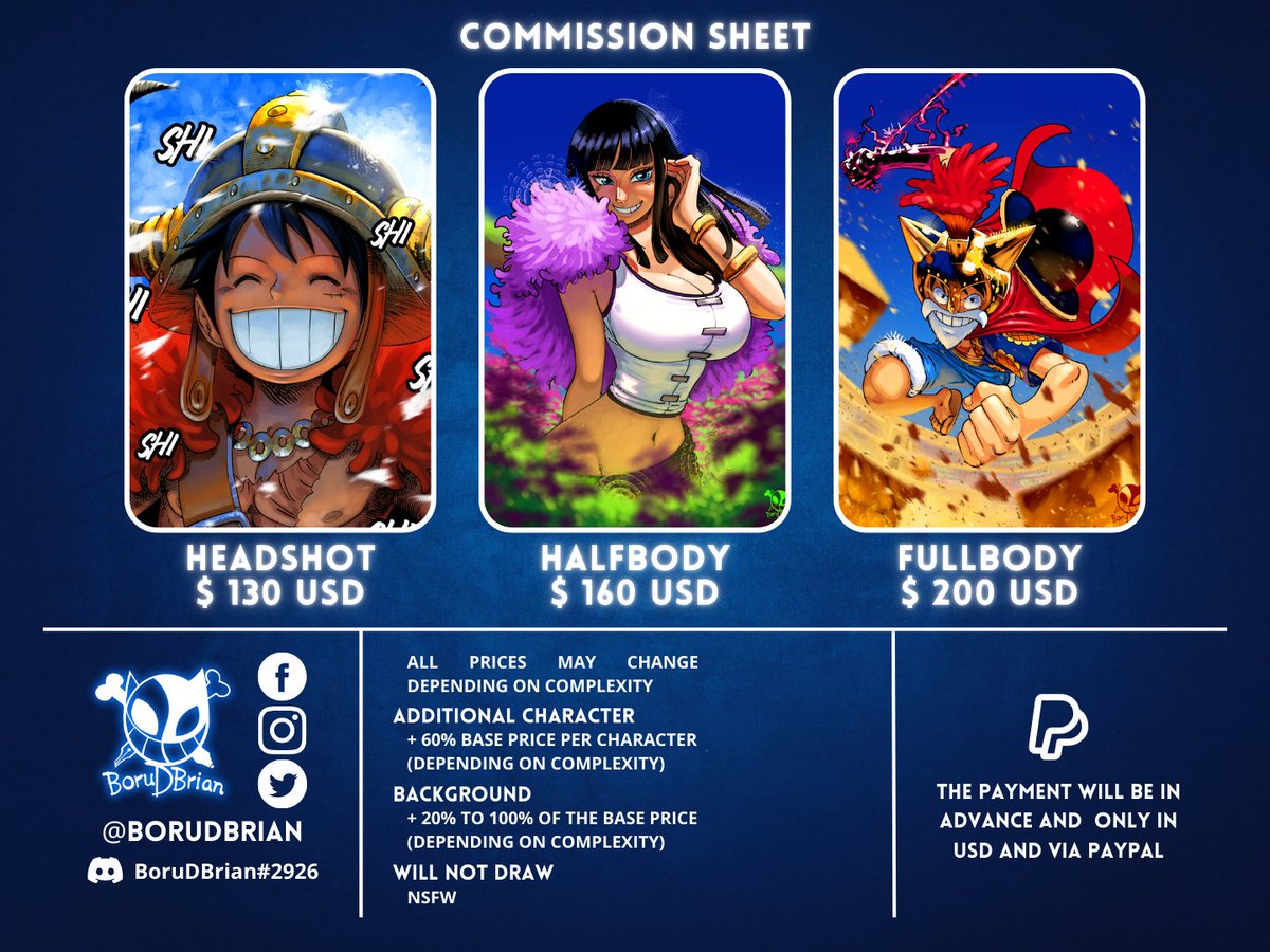 BoruDBrian / Commissions open tweet media