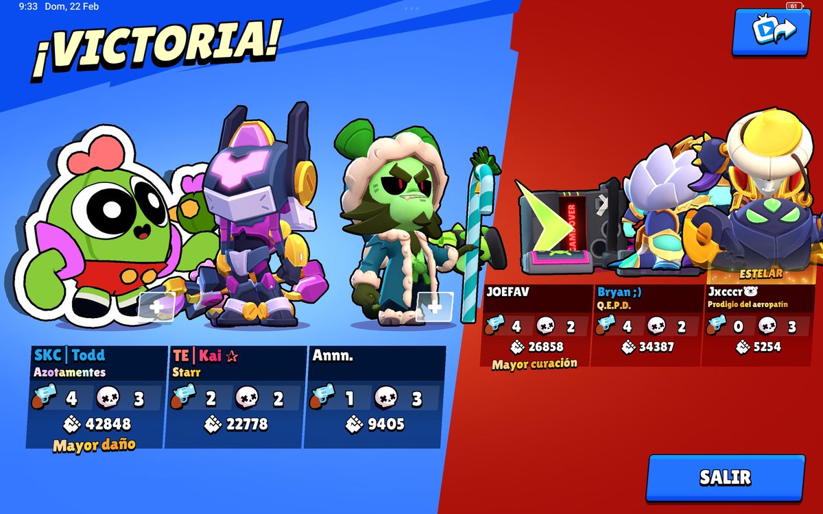 Matcherino win pin x6
Vs Enosis Esports y Zurita Gang
Nerfeados pero preparados para mañana en el grupo A🖤