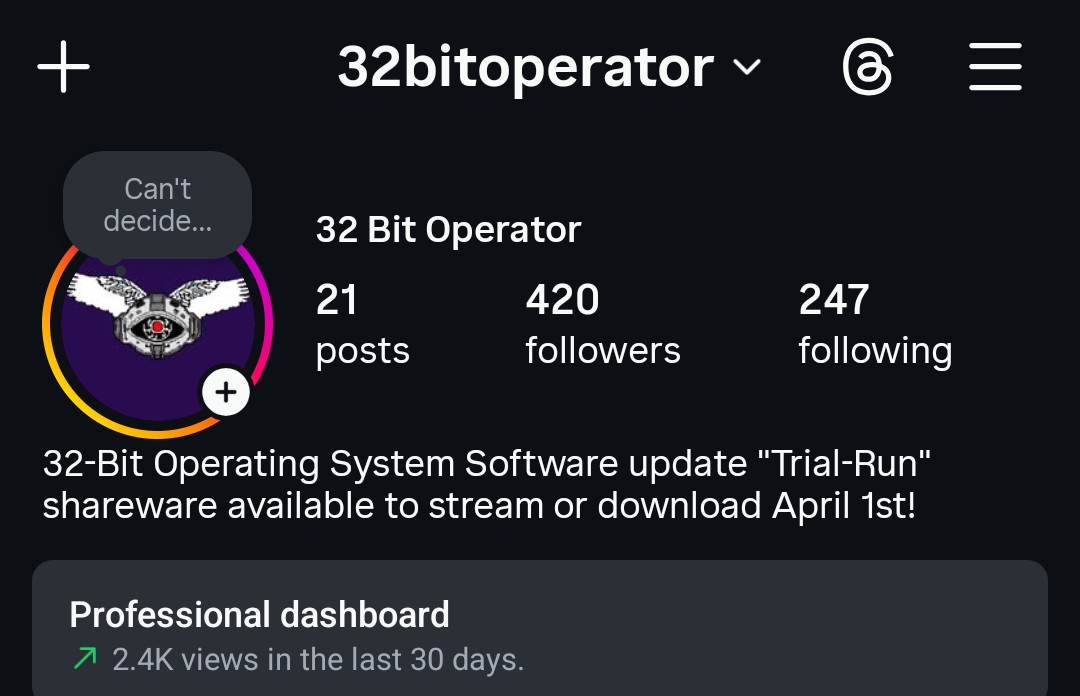 32 Bit Operator tweet media