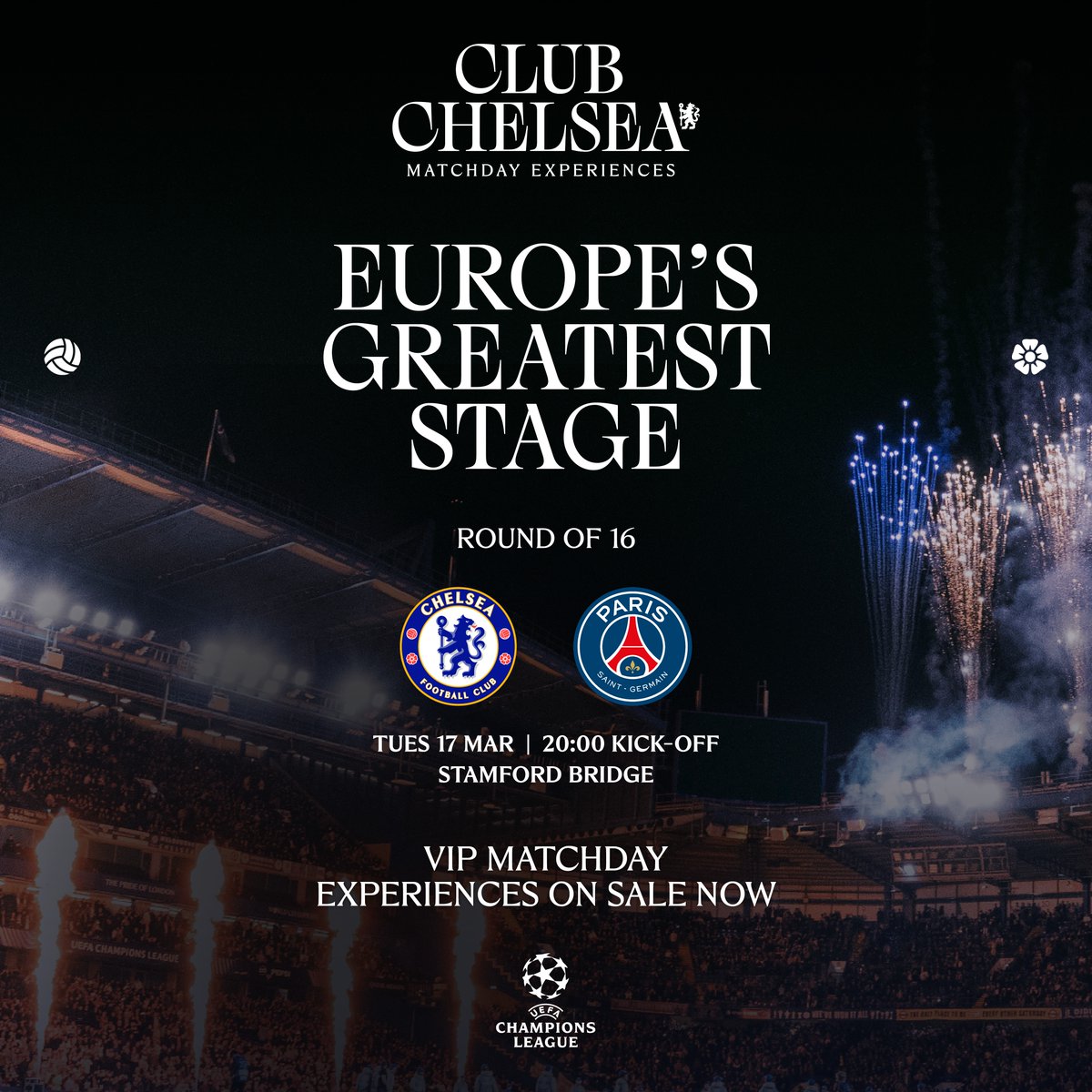 I have already secured my VIP ticket. Up The Chels
